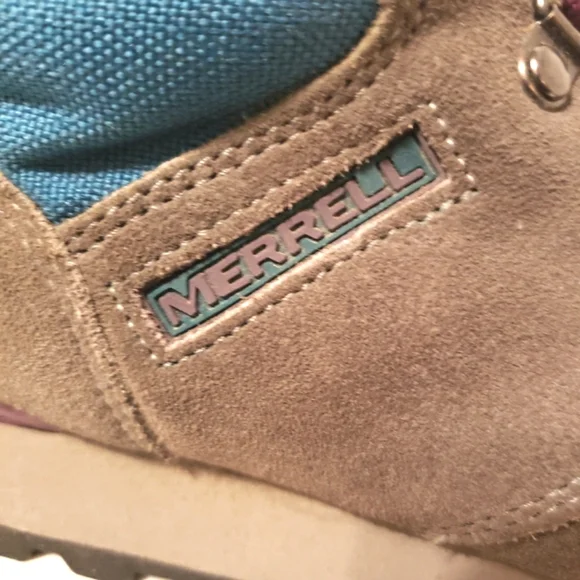 Merrell Women's Lazer Vintage 90's Hiking Boots T Suede Leather Size 8 - Picture 10 of 16